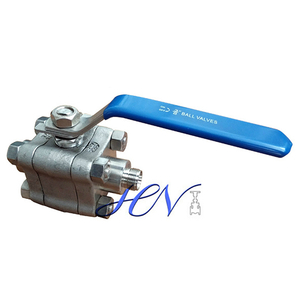 Side Entry Forged SS 316 Threaded Ends Floating Ball Valve