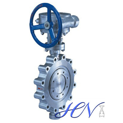 Fully Lugged Gear Operated Stainless Steel Double Eccentric Butterfly Valve Used for Isolation