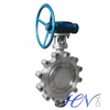 Metal Seated Lug Type Gear Operated Double Offset Butterfly Valve