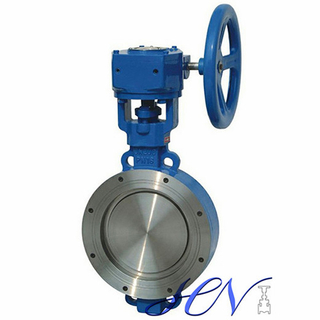 Carbon Steel Wafer Type Gear Operated Triple Eccentric Butterfly Valve