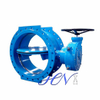 Worm Gear Cast Iron Flange Type Soft Sealing Concentric Butterfly Valve