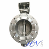 Duplex Stainless Steel Double Flange Industrial Triple Offset Butterfly Valve