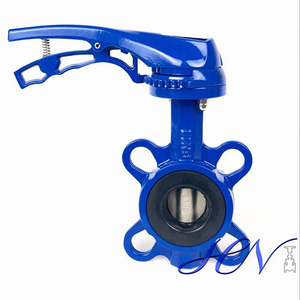 Small Size Cast Iron Wrench Operated Centric Butterfly Valve