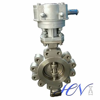 Stainless Steel Fully Lugged Industrial Triple Offset Butterfly Valve