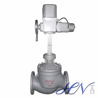 Electric Single Seat Flanged Flow Pressure Control Valve